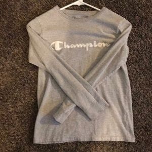 Gray champion long sleeve